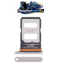 For Xiaomi POCO F6 OEM SIM Card Tray Micro SD Card Holder WHITE