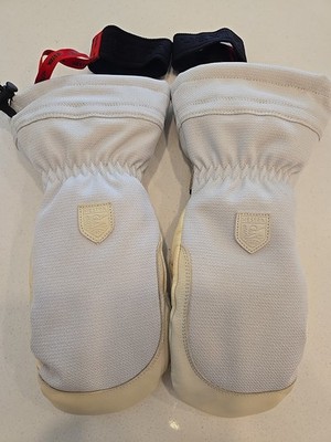 Hestra Womens Patrol Gauntlet Mitt Ivory Size 6 Skiing Snowboard Winter Mitten