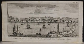 BARCELONA SPAIN 1745 THOMAS SALMON UNUSUAL ANTIQUE ORIGINAL COPPER ENGRAVED MAP