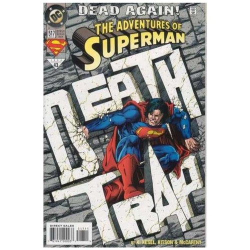 Adventures of Superman #517 - 1987 series DC comics NM+ [s/