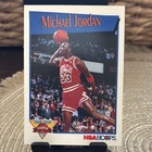 NBA Hoops 1991-92 Michael Jordan Slam Dunk Champion IV Bulls Basketball Card