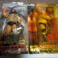 Stan Hansen and Bruiser Brody Wrestling Soft Vinyl Figure 15cm 2-Piece Set
