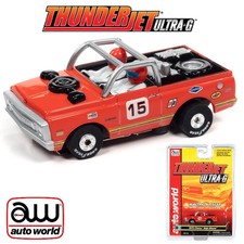 Auto World Thunderjet R34 1970 Chevrolet Baja Blazer Red HO Slot Car