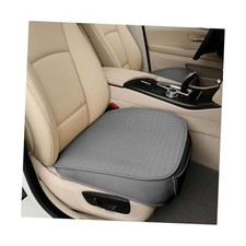Front Car Seat Cover, 2PCS Anti-Slip Fully Wrapped Driver Vehicle Bottom Gray