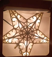 Christmas tree topper, Winter Wonder Lane, 10 lights, Indoor Only