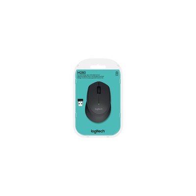 Logitech Maus Wireless Optisch,1000dpi,3Ta M280 sw