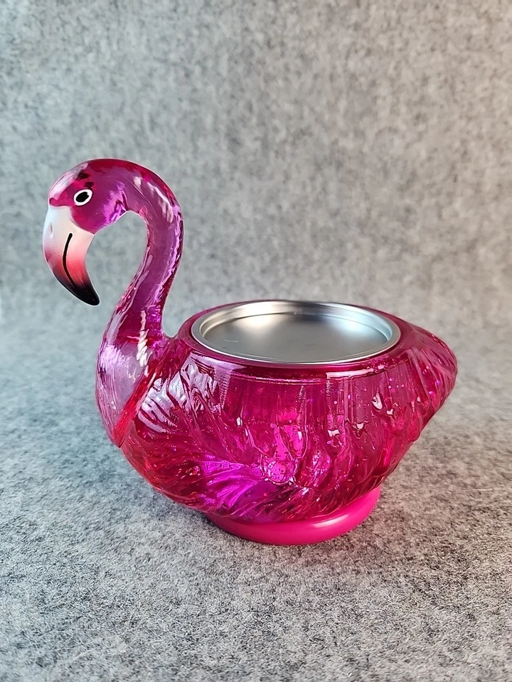 Candelabro Bath & Body Works Rosa Flamenco Iluminado Globo de Agua Brillo 5.5" Foto 4 de 4