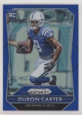 2015 Panini Prizm Rookies Blue Prizm Duron Carter #227 4g9