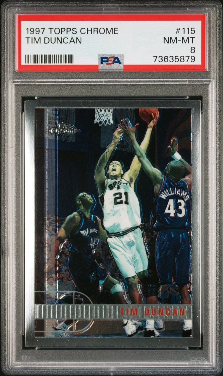 Topps Tim Duncan Basketball Rookie Sports Trading Cards for sale