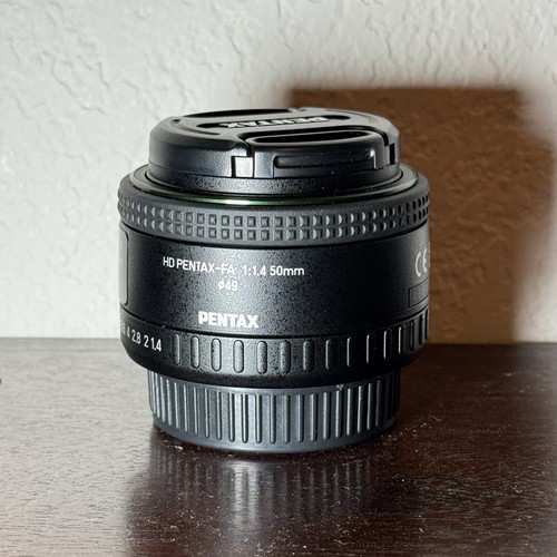 PENTAX-FA 50mm F1.4 Large Aperture HD Coating Lens Black Matte Finish - Picture 2 of 5