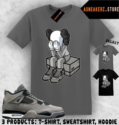Shirt Matching AJ 4 Cave Stone 2025 To Match Sneaker Sneakerhead Kawsone T-Shirt