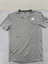 adidas Techfit Grau Herren Large Compression Kurzarm T-Shirt