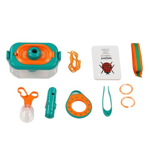 Kids Bug Catcher Kit Magnifying Glass Viewer Case Science Educational Playse BST - Picture 10 of 22
