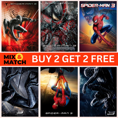 Spiderman 3 2007 Filmposter A5 A4 A3 A3+