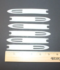 SIX Small Net Needles Commercial Fishing Mending Netting 5" 