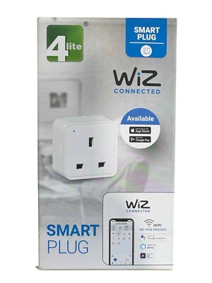 Smart Plug - Wiz Connected - 4Lite WLAN ohne Hub nötig - Google/Alexa/Siri