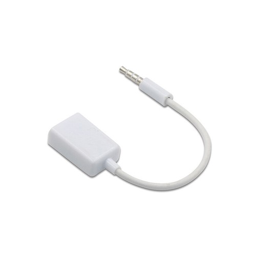 3.5mm Male Audio AUX Jack to USB 2.0 Type A Female OTG Converter Adapter Cable. - Zdjęcie 5 z 13