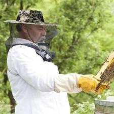 Mesh Hat for Beekeepers Sun Shade Breathable Jungle Mosquito and Insect Protecti