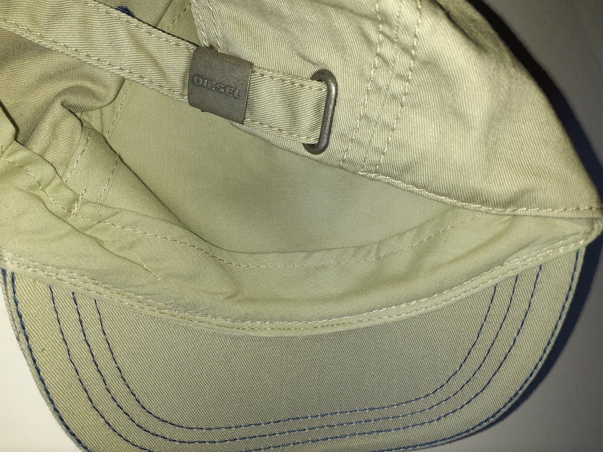 DIESEL CASQUETTE EN COTON TAILLE 2 (TOUR DE TÊTE : 54 CM) 6-8 ANS KAKI CLAIR