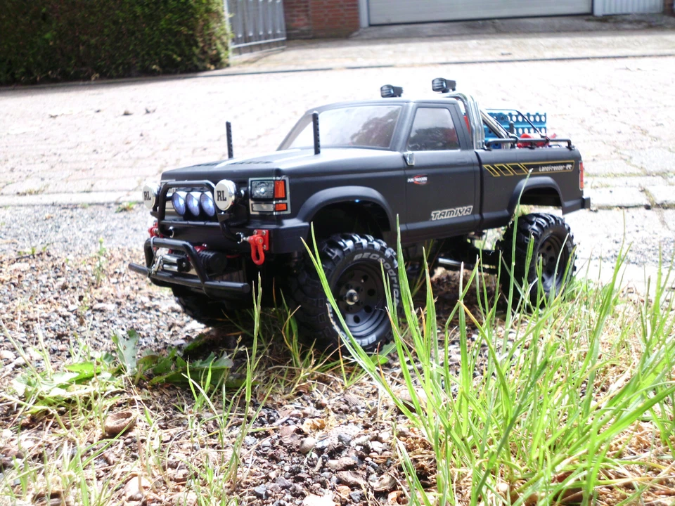 Tamiya Landfreeder CC-01 Crawler Umbau,  2,4 GHz Fernst. elek. Winde, Alu Tuning - Bild 4 von 4