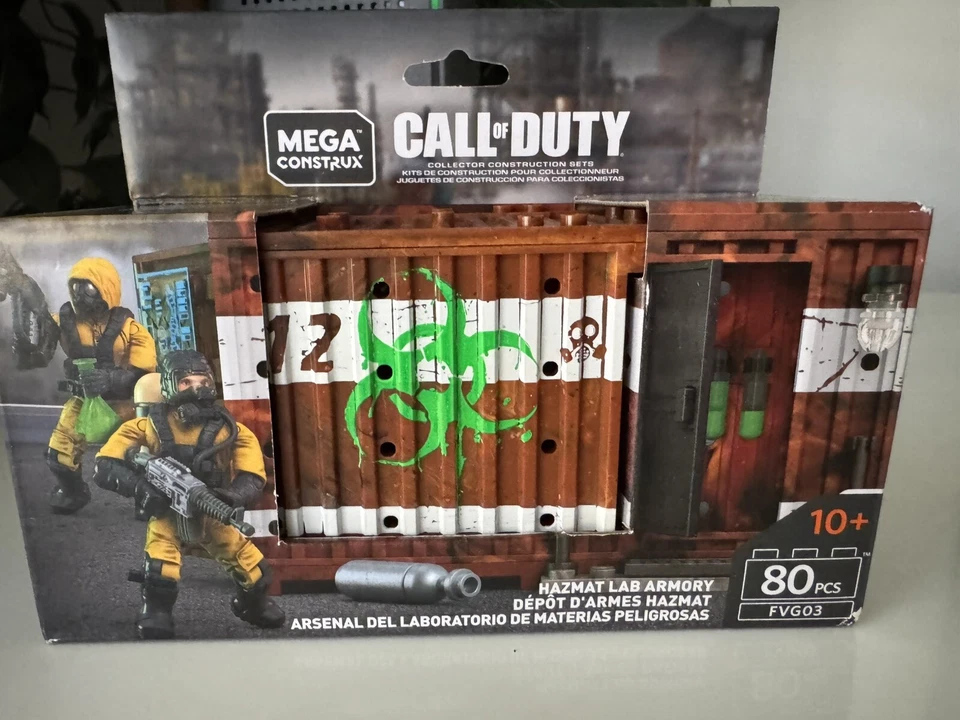 Mega Construx Call of Duty Hazmat Lab Armory FVG03 Collector Set Crate - Image 2 of 4