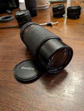 Starblitz MC Auto Zoom C-Macro 80-200 mm f/4.5 Vintage Canon FD Mount Lens 52 mm