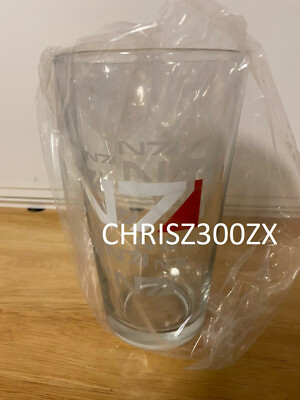 Mass Effect Legendary Edition Trilogy N7 LOGO Pint Glass Cup Figure 16OZ