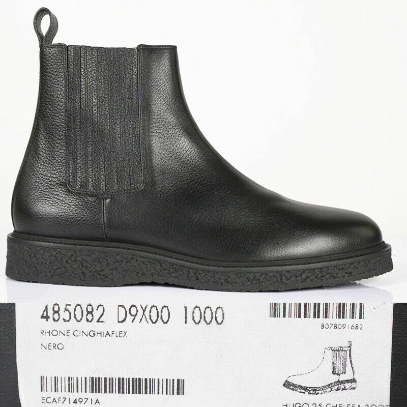 Stivali 43 5 & 45 NUOVI $1125 SAINT LAURENT da uomo in pelle HUGO 25 CHELSEA RAEPER nuovi con scatola
