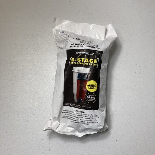 ZeroWater 5 Stage Replacement Filter Zero Water NSF EPA Certified 006