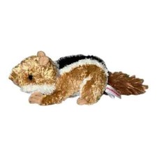 Aurora Mini Flopsie 8" Chip Plush Chipmunk Brown Stuffed Animal EUC