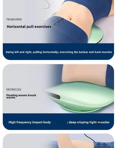 Masajeador Eléctrico de Tracción Lumbar Ajustable Vibración Cintura Columna Soporte Espalda - Imagen 10 de 25