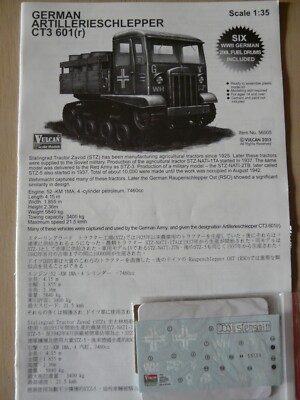 Maquette Vulcan Models 1/35 – German Artillerie-Schlepper CT3 601(r) – Commencée
