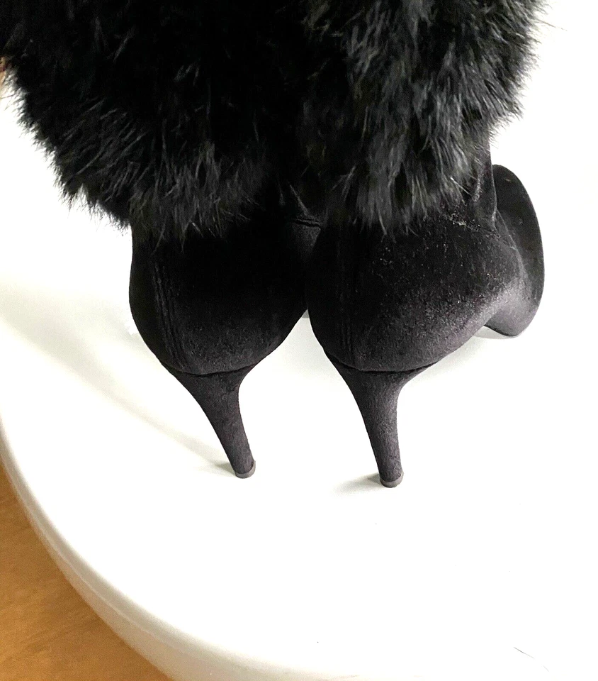 Neuve ! Boots bottines Giuseppe Zanotti 39,5  noir shoes pumps vintage new - Photo 4/4