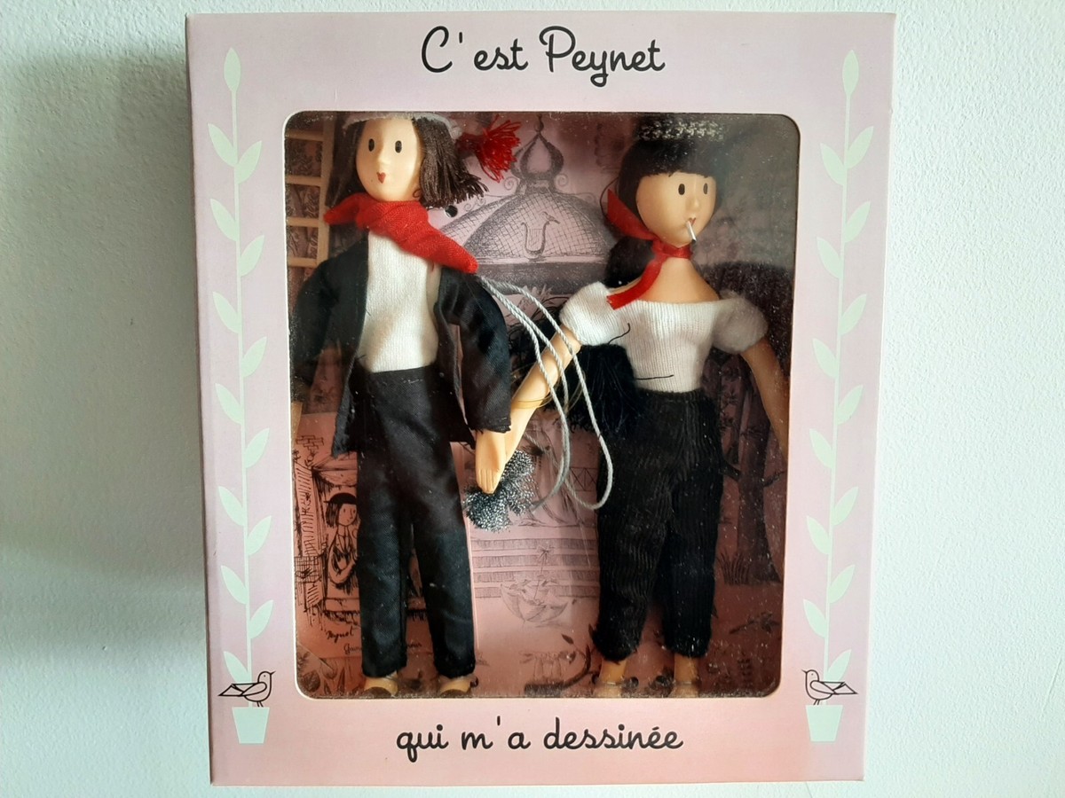 Les poupées de Peynet Gavroche et Ramoneur Atlas