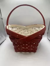 Longaberger Like Dresden And Company Round Valentines Basket