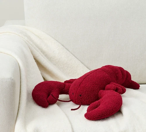 Pottery Barn Larry the Lobster Pillow - Thumbnail 4