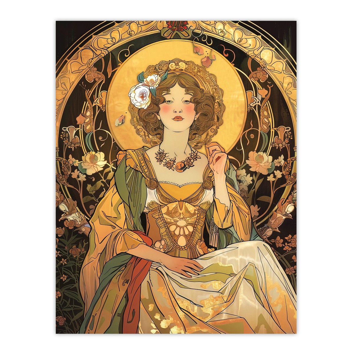Alphonse Mucha - Circa 1900 Original poster by Mucha Art et décoration For Sale at