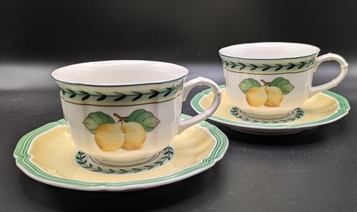 Villeroy & Boch French Garden Fleurence flache Tasse & Untertasse 2er Set