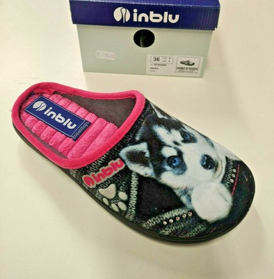 CIABATTA INBLU DONNA AUTUNNO INVERNO EC000068 HUSKY CANE | eBay