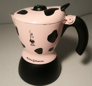pink bialetti espresso maker