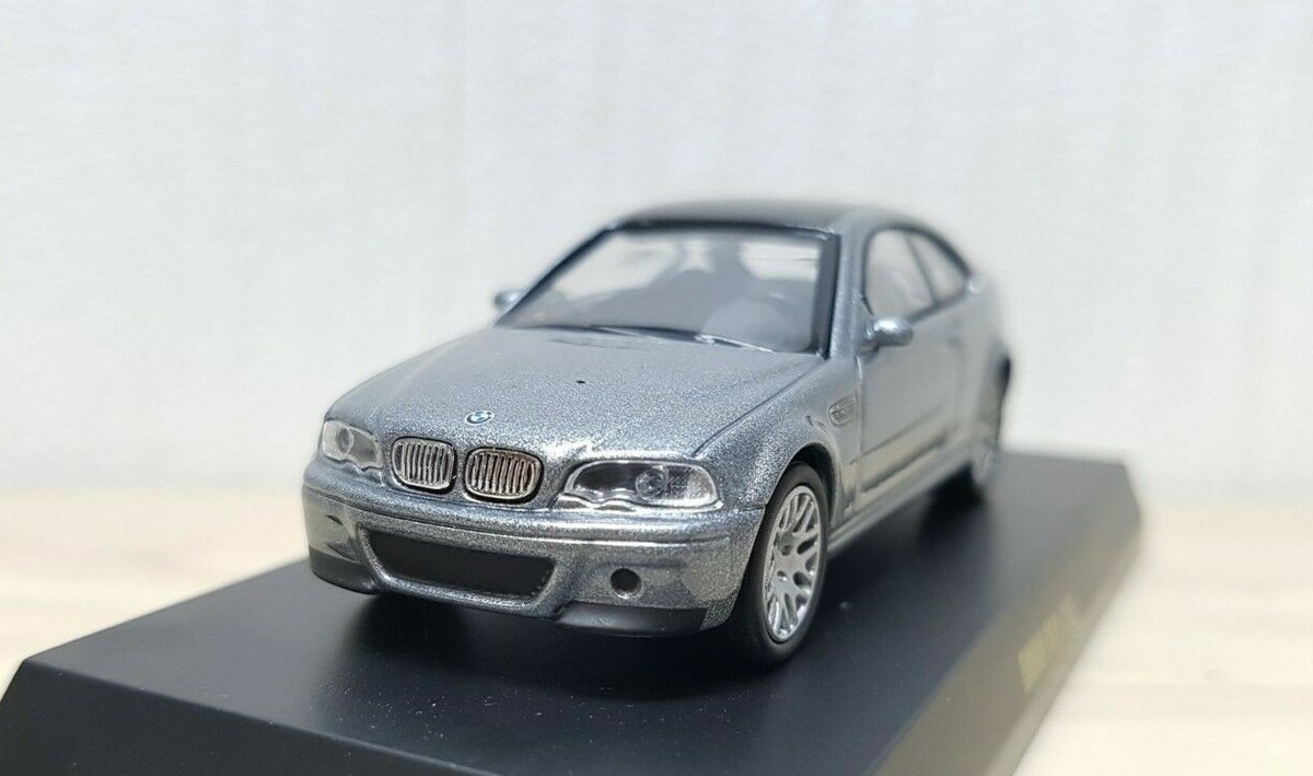 1/64 Kyosho 2003 BMW M3 CSL GREY w/ CARBON ROOF diecast car model