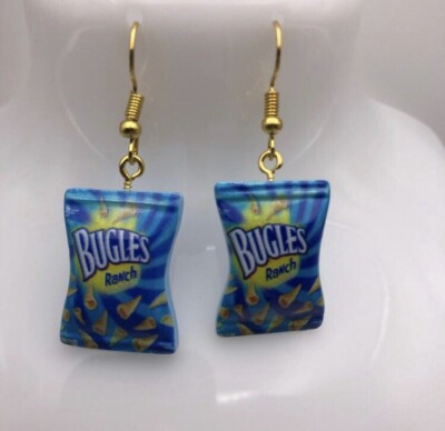 Cute Bugles Chip Bag Earrings