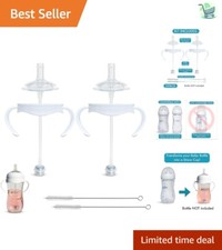 All-Silicone Straw Kit for Philips Avent Bottles - Safe  Easy to Clean - 2-Pack
