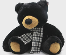 Aurora World Holiday - 12" Atticus Bear, Black
