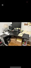 Ikea black desk