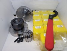 Craftsman ER32 Chuck & Collets with 1/2"-20 adapter for Dunlap 109 6" lathes