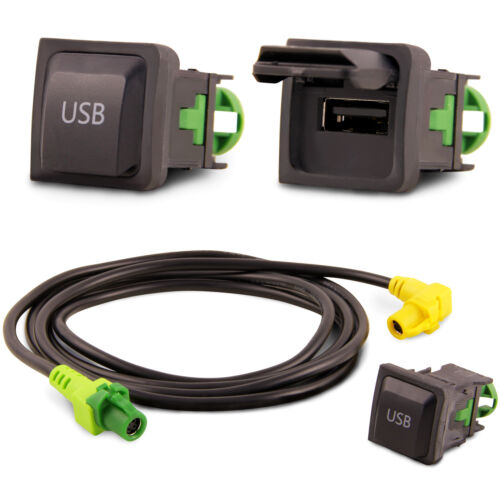 USB Einbau Block Schalter Adapter für VW RCD RNS Radio´s RNS RCD 300 310 315 510 - Afbeelding 1 van 1