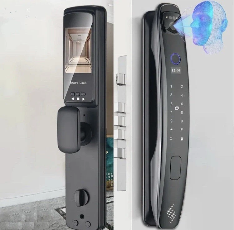 3D Face Smart Door Lock Security Camera with Fingerprint Password Keypad New - Image 2 of 4