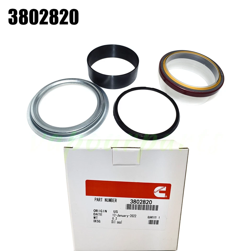 Fits for Cummins Front Main Crankshaft Oil Seal Kit 3802820 89-12 Dodge 6.7 5.9L - Изображение 3 из 4