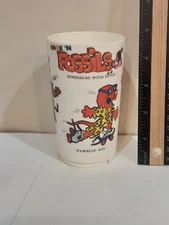 VINTAGE 1987 DEKA ROCK 'N FOSSILS PLASTIC CUP